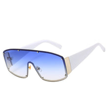 Load image into Gallery viewer, Vintage Oversized Goggle Sunglasses Women 2023 Rivet Retro Gradient Sun Glasses Men Female Designer Glasses Shades UV400
