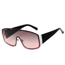 Load image into Gallery viewer, Vintage Oversized Goggle Sunglasses Women 2023 Rivet Retro Gradient Sun Glasses Men Female Designer Glasses Shades UV400