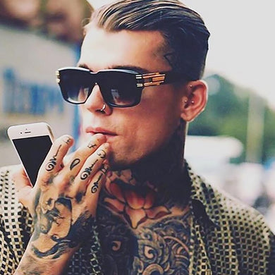 Vintage Oversized Sunglasses  Designer Men Sunglasses Men's Sunglasses Men's Trendy Outdoor Sunglasses очки солнечные
