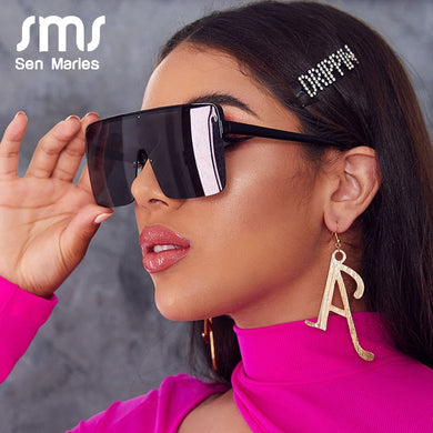 Vintage Oversized Sunglasses Women 2023 Square Sun Glasses Men Eyewear Retro Punk Glasses Colorful Shades UV400 Oculos