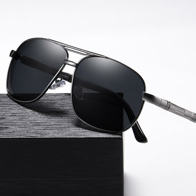 Vintage Photochromic Night Vision Polarized Sunglasses Men Women Metal Square Frame Sun Glasses UV400 Male Driving Eyeglasses