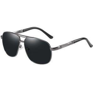 Vintage Photochromic Night Vision Polarized Sunglasses Men Women Metal Square Frame Sun Glasses UV400 Male Driving Eyeglasses