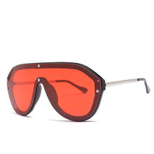Load image into Gallery viewer, Vintage Pilot Oversized Sunglasses 2023 Women Men Big Frame Shade Sun Glasses Italian Brand Designer Top Eyewear Lunette