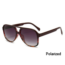 Load image into Gallery viewer, Vintage Pilot Polarized Sunglasses Women Men Oversize Anti-glare Driver Retro Sunglasses Female Shades UV400 zonnebril dames