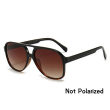 Load image into Gallery viewer, Vintage Pilot Polarized Sunglasses Women Men Oversize Anti-glare Driver Retro Sunglasses Female Shades UV400 zonnebril dames