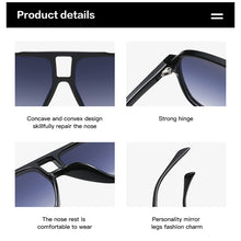 Load image into Gallery viewer, Vintage  Pilot Sunglasses Women Men Glasses Retro Oversized Eyeglasses Yellow Lens Driving Oculos De Sol Masculino