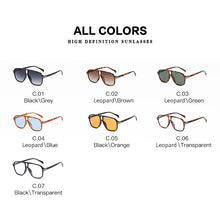 Load image into Gallery viewer, Vintage  Pilot Sunglasses Women Men Glasses Retro Oversized Eyeglasses Yellow Lens Driving Oculos De Sol Masculino