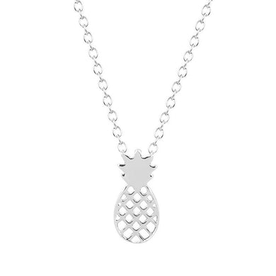 Collana con ciondolo ananas vintage per accessori di gioielli da donna Collana di frutta a catena lunga di moda Collier Femme Shellhard 