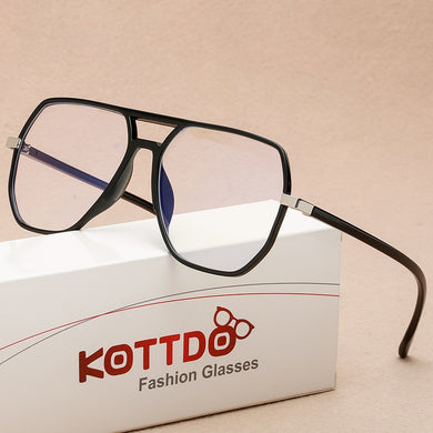 Vintage Plastic Computer Glasses Frame Women Men Anti Blue Light Round Eyewear Retro Clear Glasses Optical Spectacle Eyeglass