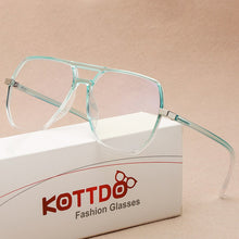 Load image into Gallery viewer, Vintage Plastic Computer Glasses Frame Women Men Anti Blue Light Round Eyewear Retro Clear Glasses Optical Spectacle Eyeglass