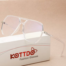 Load image into Gallery viewer, Vintage Plastic Computer Glasses Frame Women Men Anti Blue Light Round Eyewear Retro Clear Glasses Optical Spectacle Eyeglass