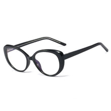 Load image into Gallery viewer, Vintage Plastic Titanium Glasses Frames Cat Eye Anti-blue Light Men Women Optical Computer Glasses Clear Lens Eyeglasses
