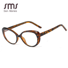 Load image into Gallery viewer, Vintage Plastic Titanium Glasses Frames Cat Eye Anti-blue Light Men Women Optical Computer Glasses Clear Lens Eyeglasses