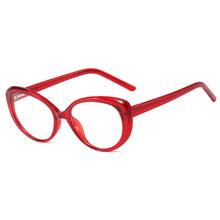 Load image into Gallery viewer, Vintage Plastic Titanium Glasses Frames Cat Eye Anti-blue Light Men Women Optical Computer Glasses Clear Lens Eyeglasses