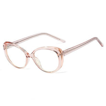 Load image into Gallery viewer, Vintage Plastic Titanium Glasses Frames Cat Eye Anti-blue Light Men Women Optical Computer Glasses Clear Lens Eyeglasses