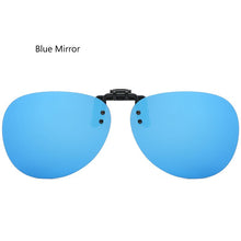 Load image into Gallery viewer, Vintage Polarized Clip On Flip Up Sunglasses Clip for Myopia Glasses Aviation Pilot Outdoor Driving Fishing Eyewear Shades UV400