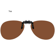 Load image into Gallery viewer, Vintage Polarized Clip On Flip Up Sunglasses Clip for Myopia Glasses Aviation Pilot Outdoor Driving Fishing Eyewear Shades UV400