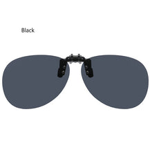 Load image into Gallery viewer, Vintage Polarized Clip On Flip Up Sunglasses Clip for Myopia Glasses Aviation Pilot Outdoor Driving Fishing Eyewear Shades UV400