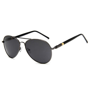 Vintage Polarized Sunglasses Men Sun Glasses Design Metal Frame Driving Shades Male Eyewear