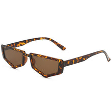 Load image into Gallery viewer, Vintage Polygon Small Frame Sunglasses Women Retro Trend Leopard Personality Shape Flat Top Sun Glasses Ladies Shades UV400