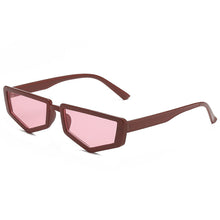 Load image into Gallery viewer, Vintage Polygon Small Frame Sunglasses Women Retro Trend Leopard Personality Shape Flat Top Sun Glasses Ladies Shades UV400