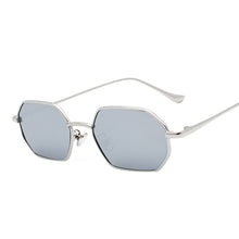 Load image into Gallery viewer, Vintage Polygon Square Sunglasses Women Small Red Metal Sun Glasses Brand Designer Glasses Lady Oculos De Sol Gafas