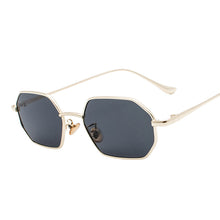 Load image into Gallery viewer, Vintage Polygon Square Sunglasses Women Small Red Metal Sun Glasses Brand Designer Glasses Lady Oculos De Sol Gafas