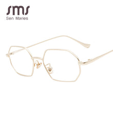 Load image into Gallery viewer, Vintage Polygon Square Sunglasses Women Small Red Metal Sun Glasses Brand Designer Glasses Lady Oculos De Sol Gafas