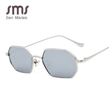 Load image into Gallery viewer, Vintage Polygon Square Sunglasses Women Small Red Metal Sun Glasses Brand Designer Glasses Lady Oculos De Sol Gafas