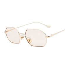 Load image into Gallery viewer, Vintage Polygon Square Sunglasses Women Small Red Metal Sun Glasses Brand Designer Glasses Lady Oculos De Sol Gafas