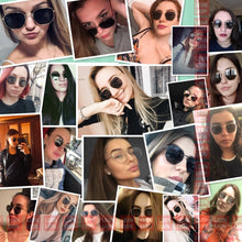 Load image into Gallery viewer, Vintage Polygonal Sunglasses men Women Glass Luxury Retro Metal Frames Mirror 3548 Sun Glasses oculos de sol dos homens UV400