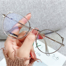 Load image into Gallery viewer, Vintage Prescription Eyeglasses Round Glasses Frame Men Women Frame Myopia Optical SpectacClear Frame Ocules blue light Eyewear