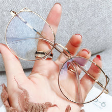 Load image into Gallery viewer, Vintage Prescription Eyeglasses Round Glasses Frame Men Women Frame Myopia Optical SpectacClear Frame Ocules blue light Eyewear