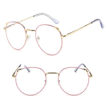 Load image into Gallery viewer, Vintage Prescription Eyeglasses Round Glasses Frame Men Women Frame Myopia Optical SpectacClear Frame Ocules blue light Eyewear