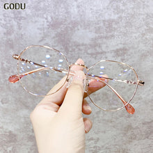 Load image into Gallery viewer, Vintage Prescription Eyeglasses Round Glasses Frame Men Women Frame Myopia Optical SpectacClear Frame Ocules blue light Eyewear