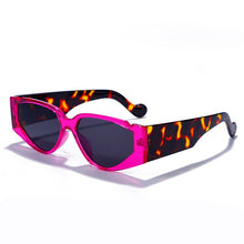Load image into Gallery viewer, Vintage Punk Cat Eye Sunglasses Women 2023  Square Sunglasses Men Retro Red Leopard Steampunk Glasses Shades UV400
