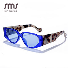 Load image into Gallery viewer, Vintage Punk Cat Eye Sunglasses Women 2023  Square Sunglasses Men Retro Red Leopard Steampunk Glasses Shades UV400