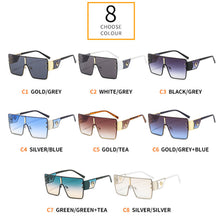 Load image into Gallery viewer, Vintage Punk Oversized Sunglasses Men'S Designer Driving Glasses Women'S  Retro Square Metal Frame UV400 Eyewear