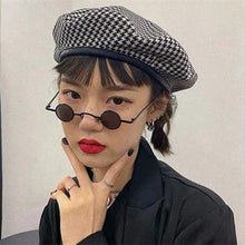 Load image into Gallery viewer, Vintage Punk Round Sunglasses Women Retro Sun Glasses For Female Ultra Small Frame Hip Hop Style Metal Oculos De Sol