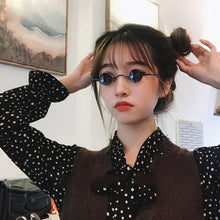 Load image into Gallery viewer, Vintage Punk Round Sunglasses Women Retro Sun Glasses For Female Ultra Small Frame Hip Hop Style Metal Oculos De Sol