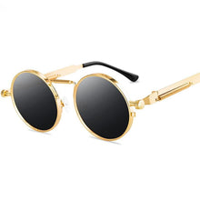 Load image into Gallery viewer, Vintage Punk Style Sunglasses Men Retro Round Metal Frame  Women Sun Glasses  Eyewear Gafas sol mujer UV400