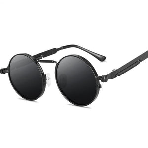Vintage Punk Style Sunglasses Men Retro Round Metal Frame  Women Sun Glasses  Eyewear Gafas sol mujer UV400