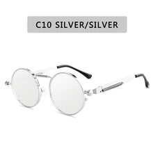 Load image into Gallery viewer, Vintage Punk Style Sunglasses Men Retro Round Metal Frame  Women Sun Glasses  Eyewear Gafas sol mujer UV400