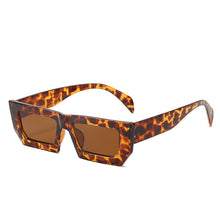 Load image into Gallery viewer, Vintage Punk Sunglasses Small Rectangle Eye Wear Brand Designer Gradient Irregular Glasses Wear Unisex