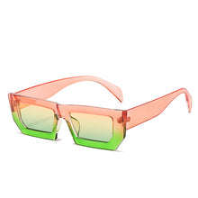 Load image into Gallery viewer, Vintage Punk Sunglasses Small Rectangle Eye Wear Brand Designer Gradient Irregular Glasses Wear Unisex