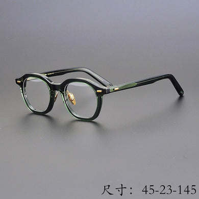 Vintage Quality Acetate Eyeglasses Frame OG Betsy Polygon Eyewear Women Men Original Box Case Prescription Lens Free Shiping