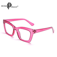 Load image into Gallery viewer, Vintage Rectangle Glasses Women Leopard Frames Anti Blue Light Computer Glasses Prescription Round Myopia eyeglasses