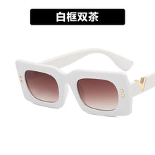 Load image into Gallery viewer, Vintage Rectangle Green Gradient Sunglasses For Women Orange Eyewear UV400 Sun Glasses Men Square Shades Gafas De Sol