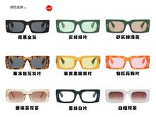 Load image into Gallery viewer, Vintage Rectangle Green Gradient Sunglasses For Women Orange Eyewear UV400 Sun Glasses Men Square Shades Gafas De Sol
