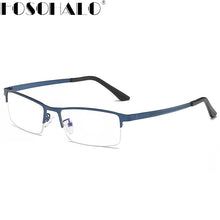 Load image into Gallery viewer, Vintage Rectangle Optical Computer Glasses Frames Metal Men Classic Business Transparent Eyeglasses Anti-blue Light